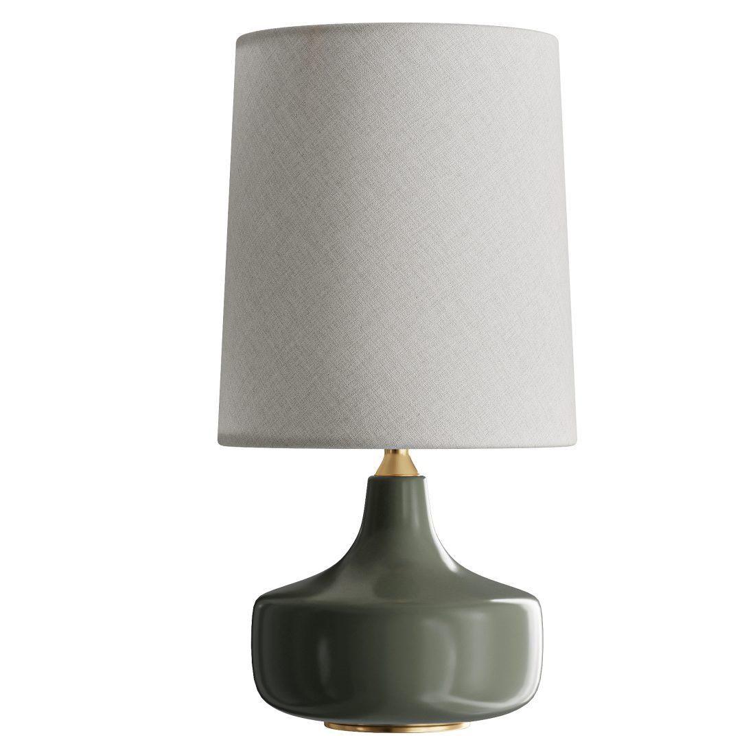 Table Lamp With Fabric Lampshade 3D Model for Corona | CGMood