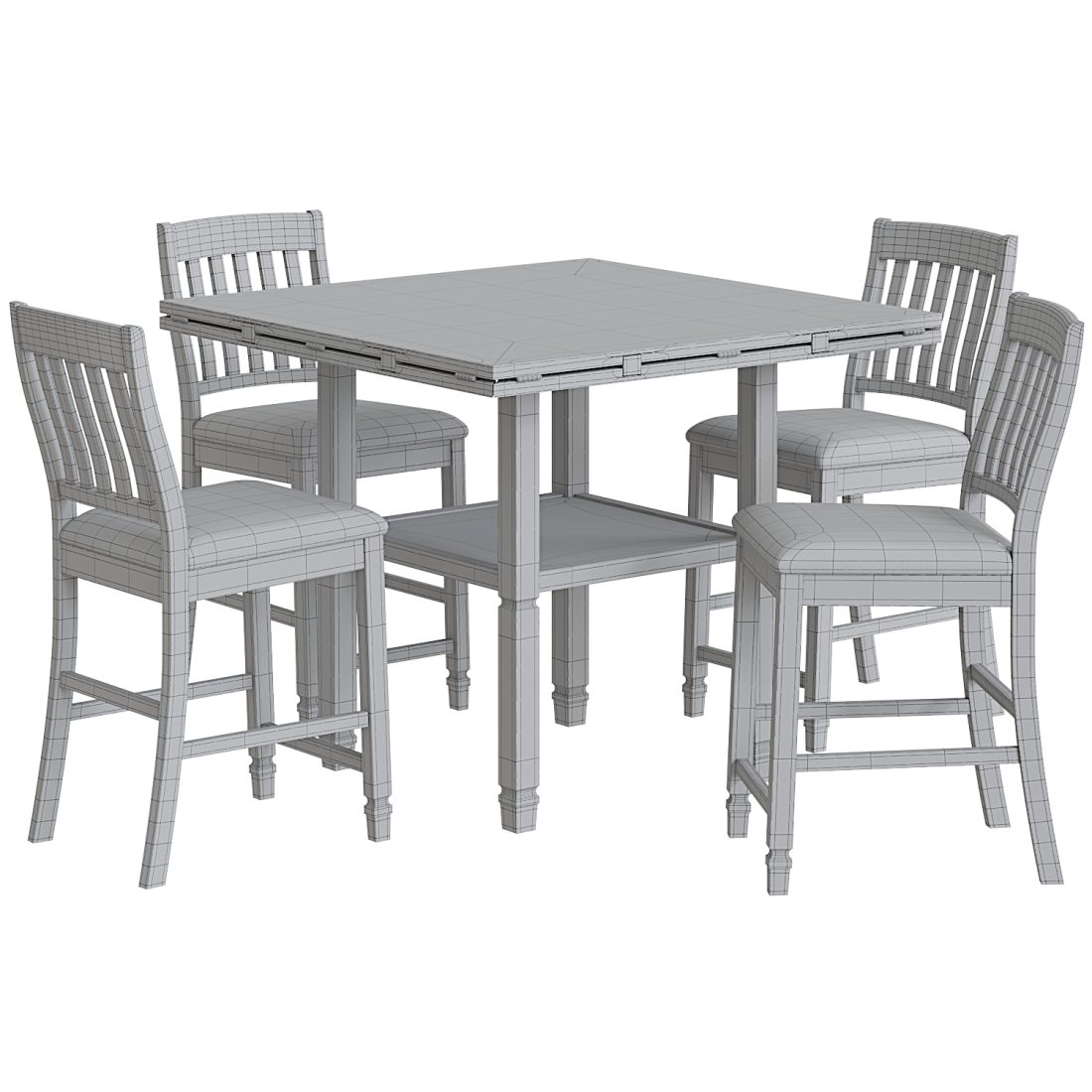 Dining Set Sarasota 3D Model for Corona | CGMood