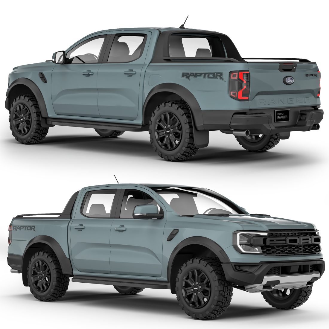 Ford Ranger Raptor 2023 3D Model for VRay | CGMood