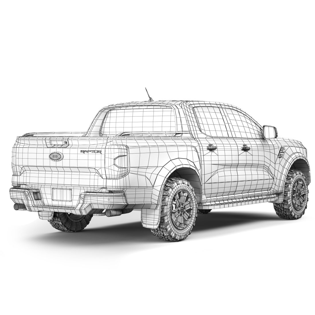 Ford Ranger Raptor 2023 3D Model for VRay | CGMood