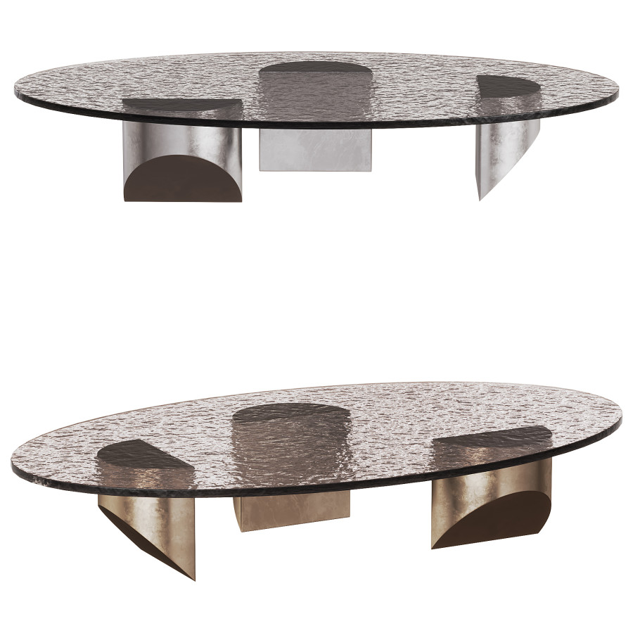 Wedge Coffee Table By Minotti 01 3D Model for VRay, Corona | CGMood