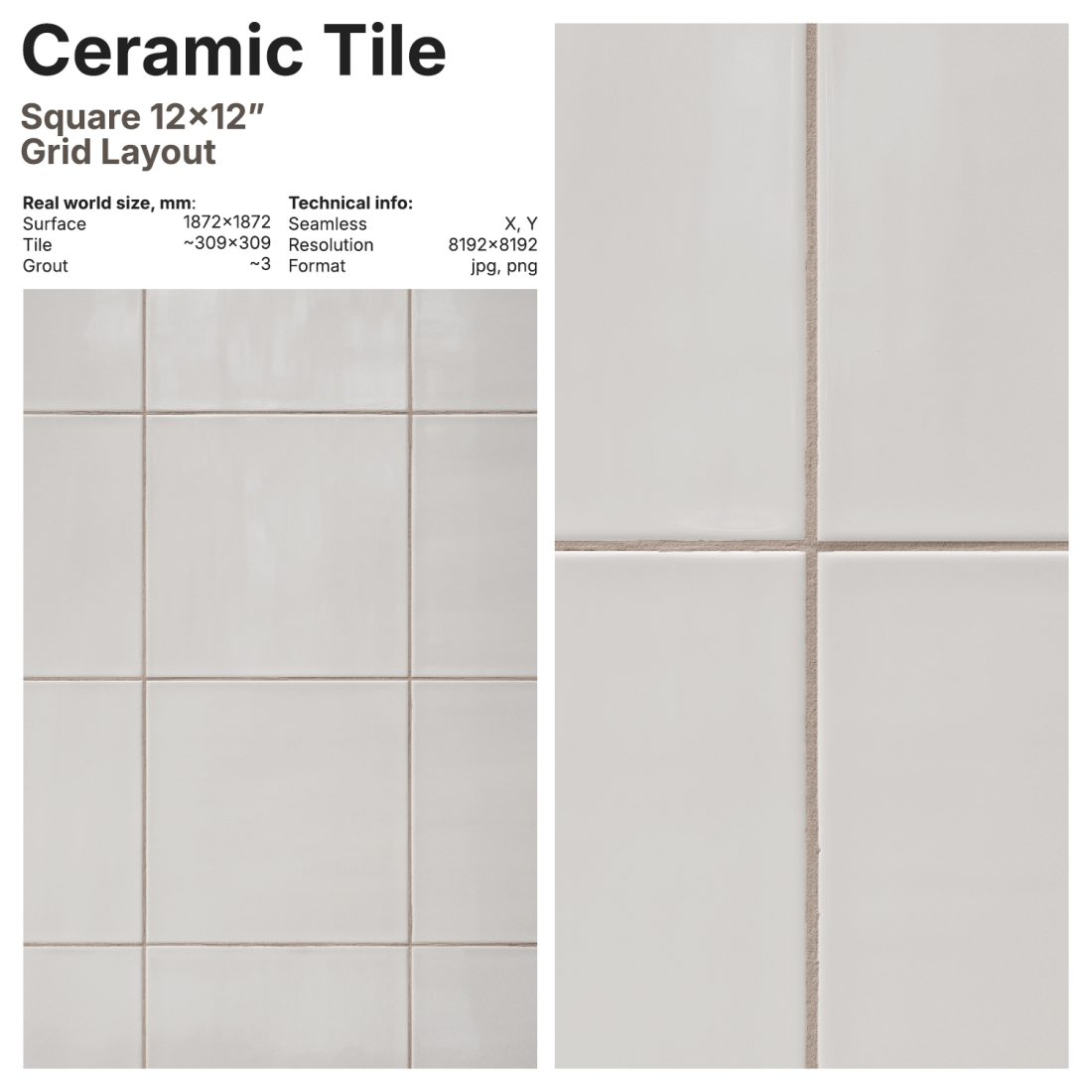 Square Tile 12x12