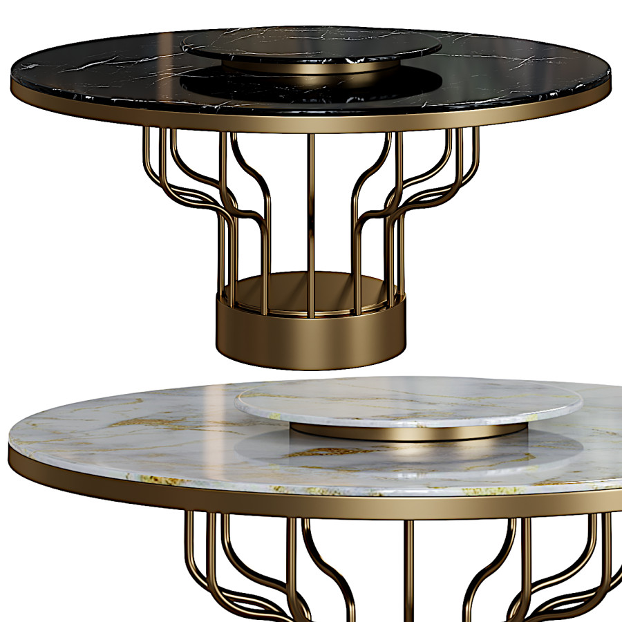 Bloom Dining Table - 3D Model for Corona