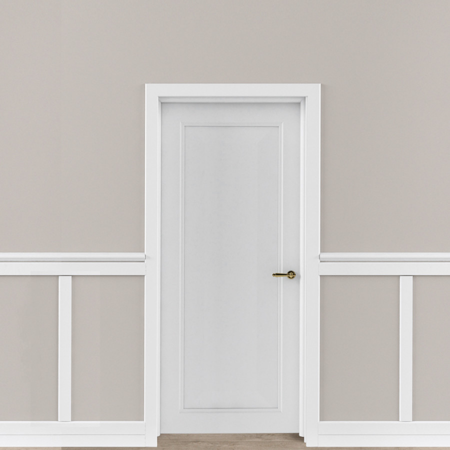 Classic White Door Frame by Sergey Koshkarov