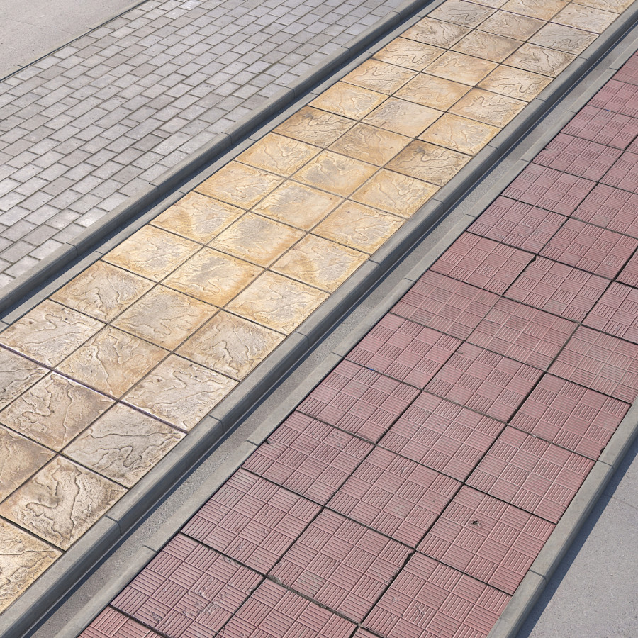 Paver Walkway Variants by Sergey Koshkarov