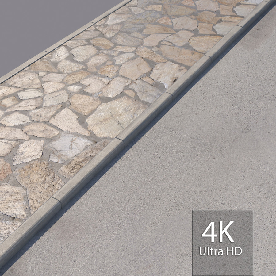 Stone Pavement Section by Sergey Koshkarov