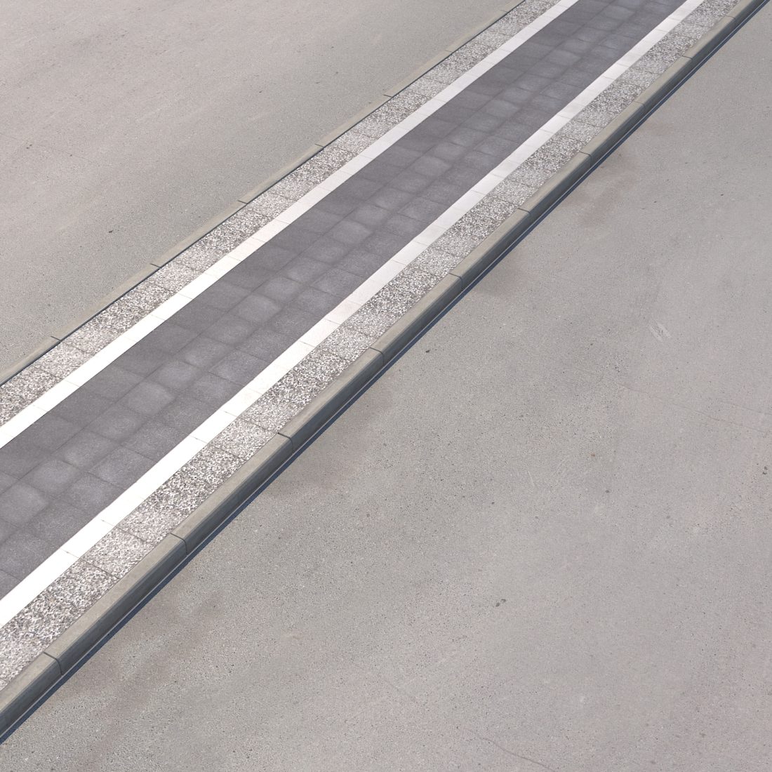 Urban Pavement Section 3D Model for VRay | CGMood