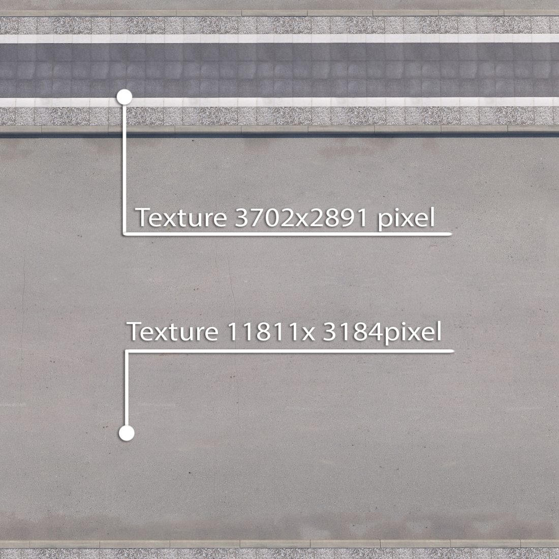 Section Street Texture Urban Pavement Section 3D Model for VRay | CGMood