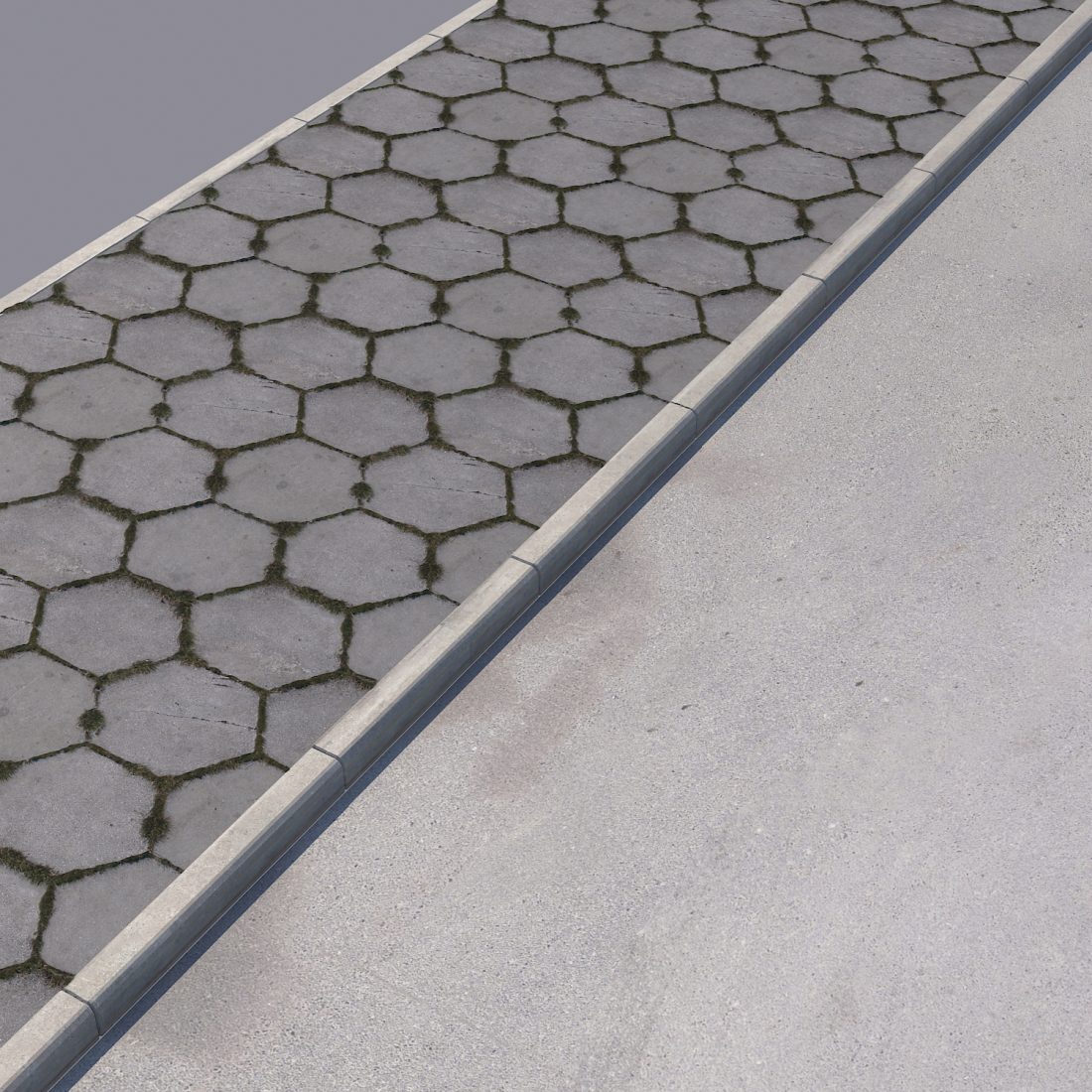 Urban Pavement Set 3D Model for VRay | CGMood