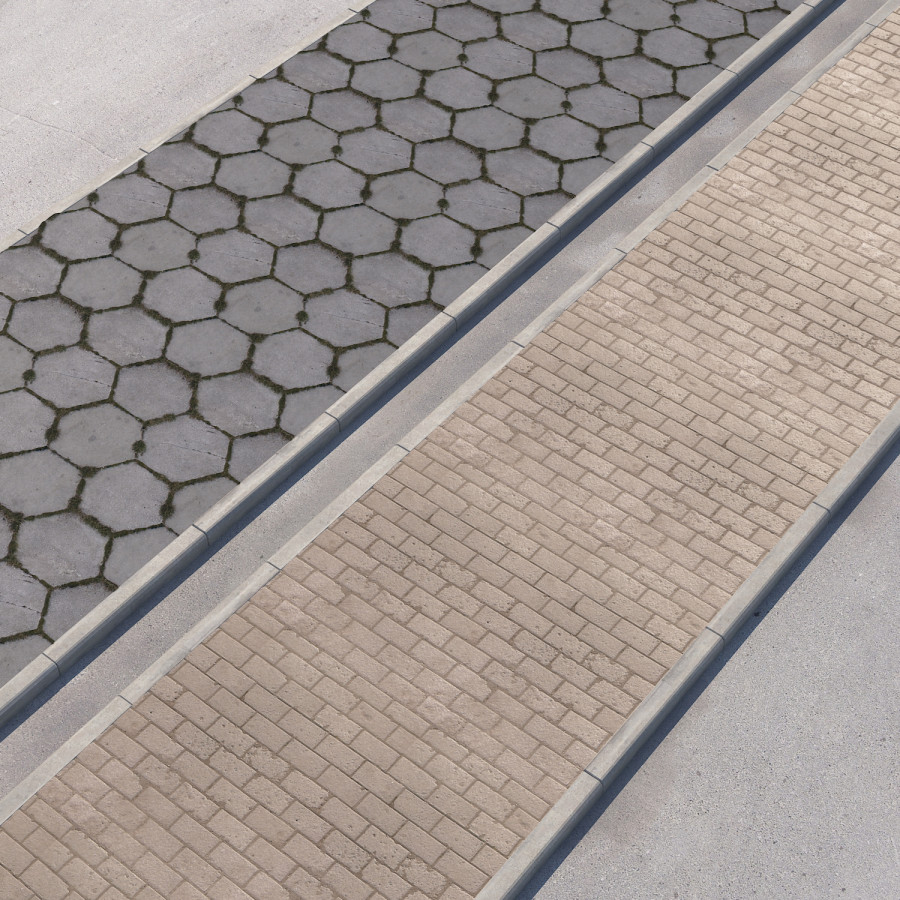 Urban Pavement Set by Sergey Koshkarov