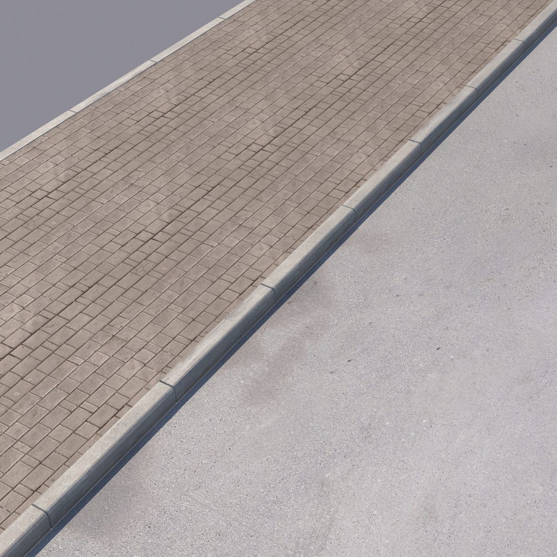 Urban Pavement Set 3D Model for VRay | CGMood