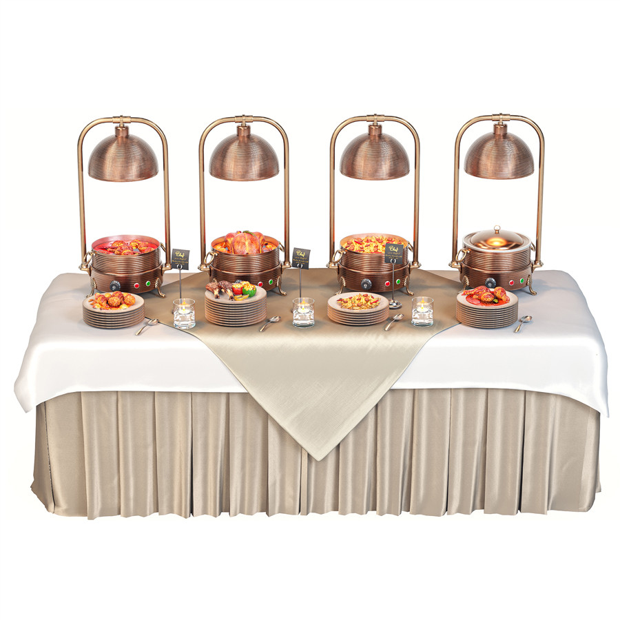 Open Buffet Set 02 3D Model for VRay, Corona | CGMood