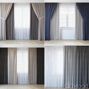 Economical Curtains A Set Of Curtains