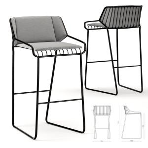 Cage Barstool Product Sheet