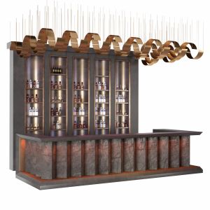 Designer Copper Bar 3D Model for Corona | CGMood