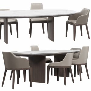 Misura Emme Cleo Chairs And Ala Table