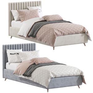 Bed With A Soft Headboard 7 Set 154