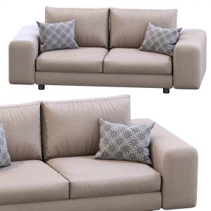 Sofa Low Land By Arflex Leather