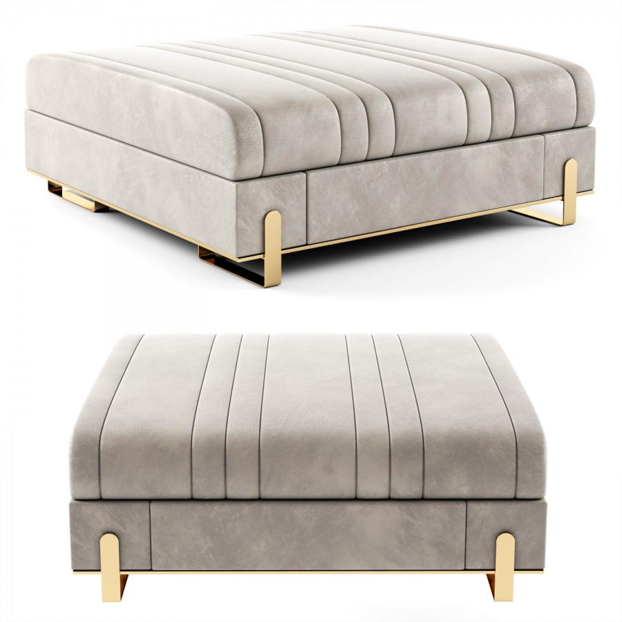 Capital Collection Grand Capital Collection Grand Pouf 3D Model for VRay | CGMood