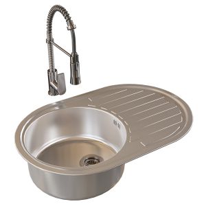 Qtap 7750 Kitchen Sink With Faucet