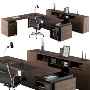 Office Furniture - Manager Set 03