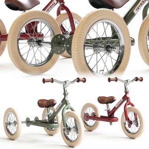Trybike Tricycle Et Draisienne Acier 2-en-1 Vintag