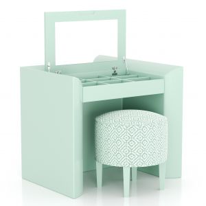 Franco Furniture | Dressing Table With Ottoman 6