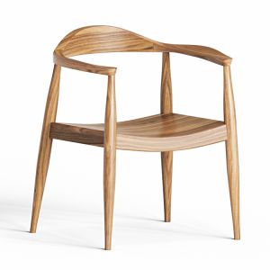 Olsen Mid Century Modern Style Acacia Chair