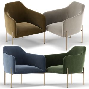 Ava Lounge Chair Mambo 3D Model for VRay, Corona | CGMood