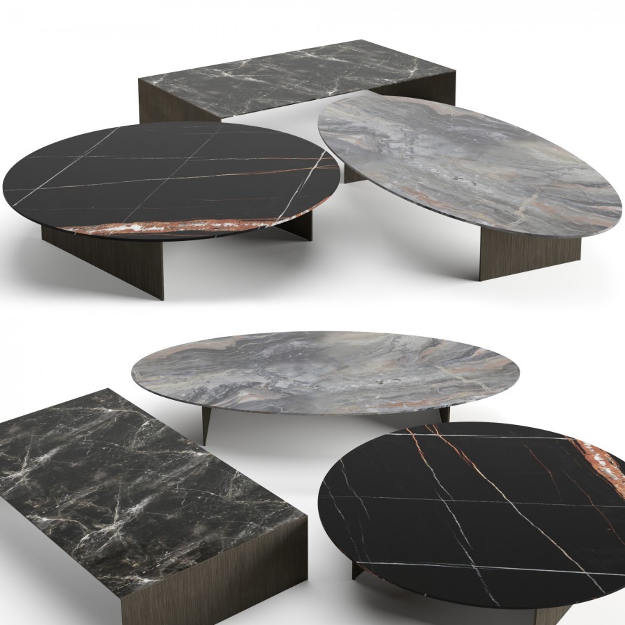 Coffee Table Set 3D Model for VRay, Corona | CGMood