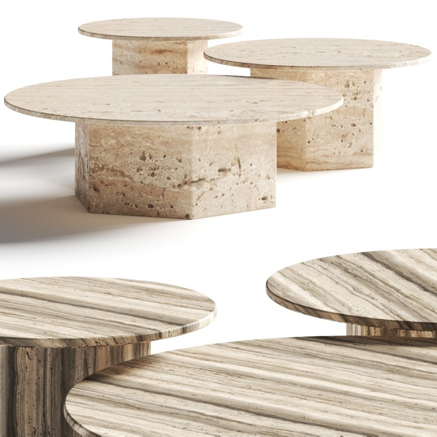 Gubi Epic Coffee Tables 3D Model for VRay, Corona | CGMood
