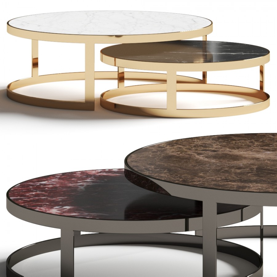 Laskasas Lua Coffee Tables 3D Model for VRay, Corona | CGMood