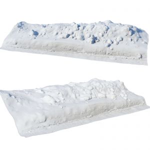 Ultra Realistic A Pile Of Snow