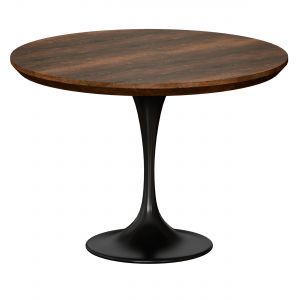 Penn Brown Oak 42" Pedestal Base Dining Table