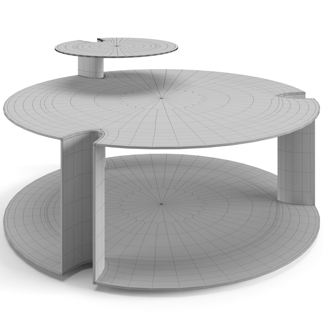 B&b Italia Nix Coffee Tables Set - 3D Model for VRay, Corona