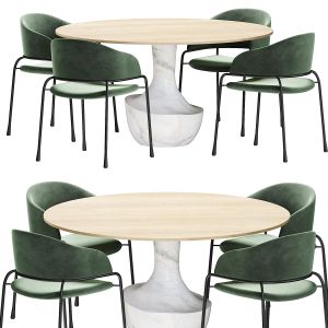 Potocco Fast Chair And Anfora Table