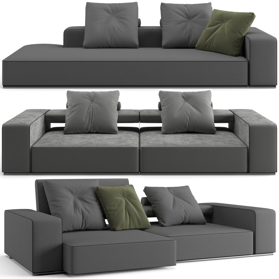 B&b Italia Andy Sofa 3D Model for VRay, Corona | CGMood