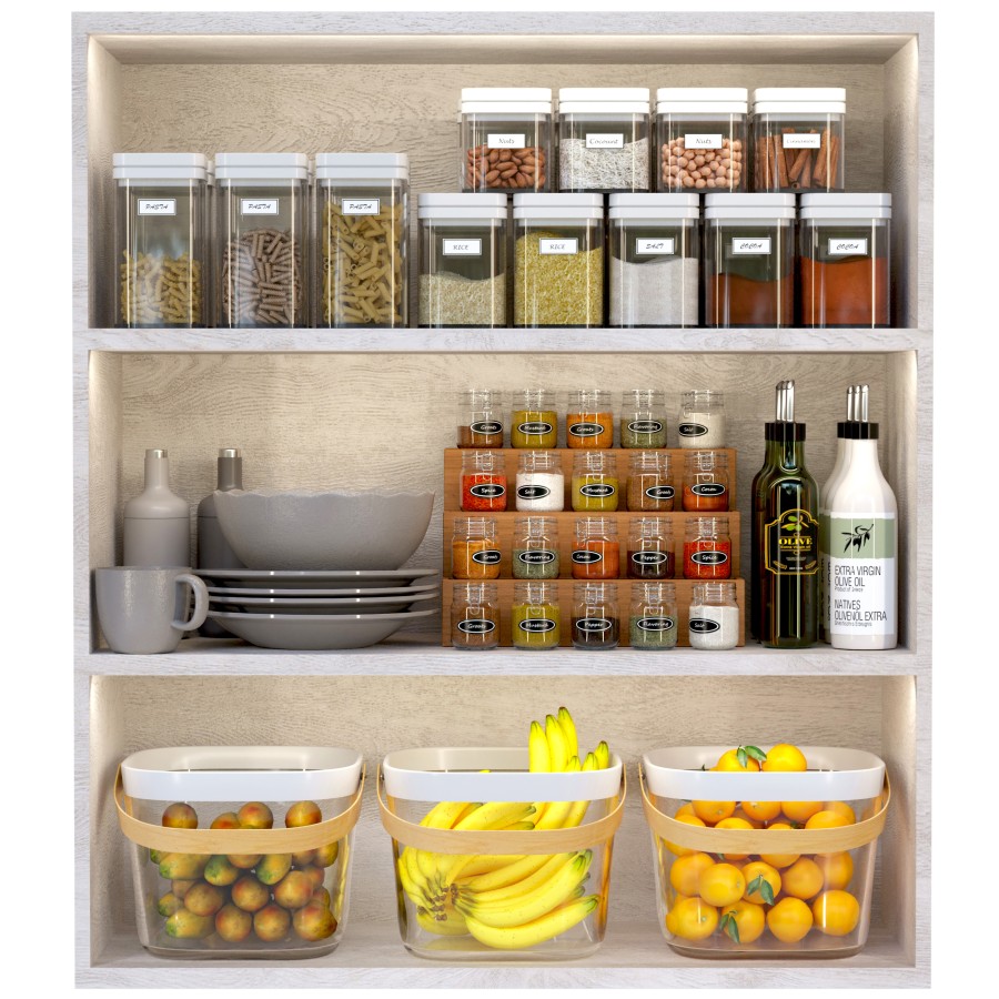 Food Rack Texture Rack With Spices, Service And Olive Oil 3D Model for Corona | CGMood