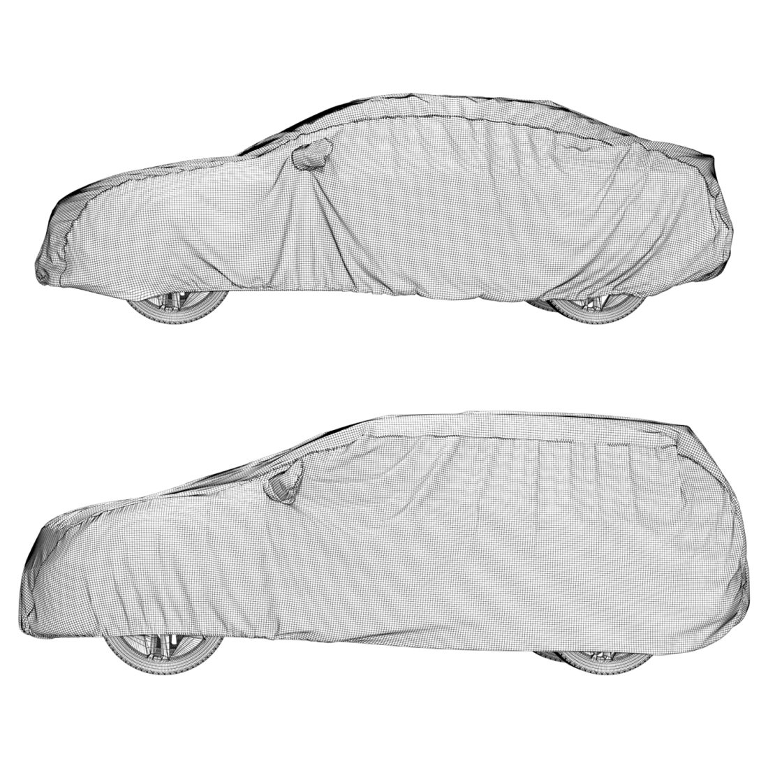 Сar Cover - 3D Model for VRay