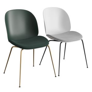Beetle Dining Chair Seat Upholstered Conic Base