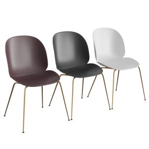 Beetle Dining Chair Un-upholstered Conic Base