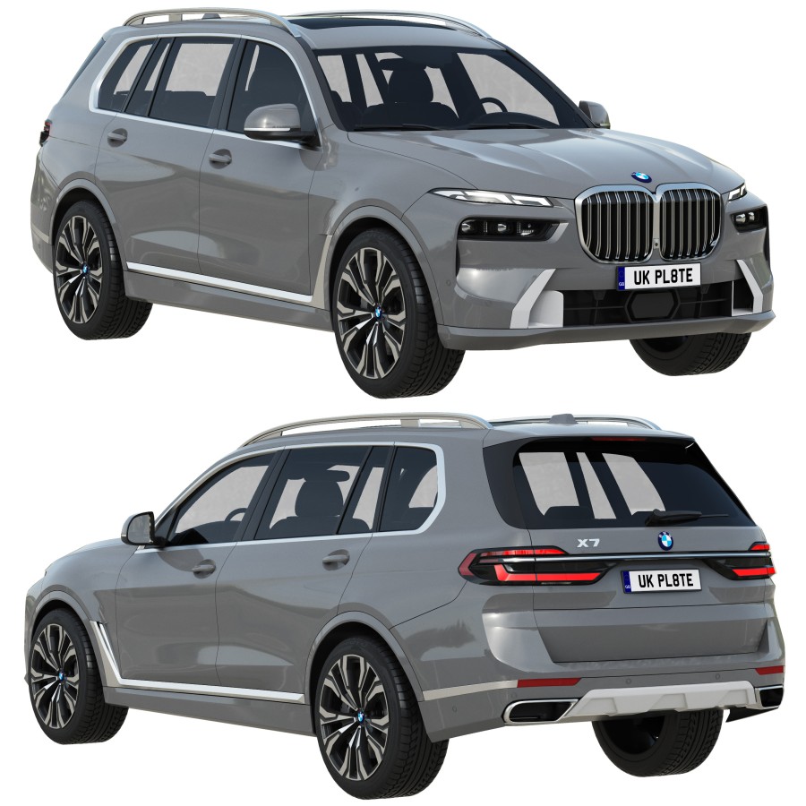 BMW X7 2023 - 3D Model for VRay