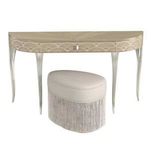 Caracole Lilian Console Table And Ottoman