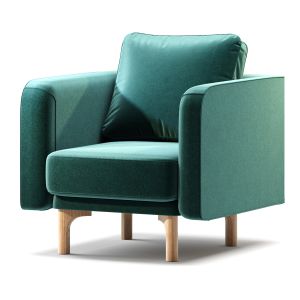 Loop Fabric Armchair With Armrests By Extraform