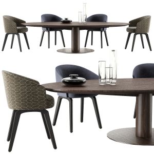 Bellagio Table And Creed Dining Chair