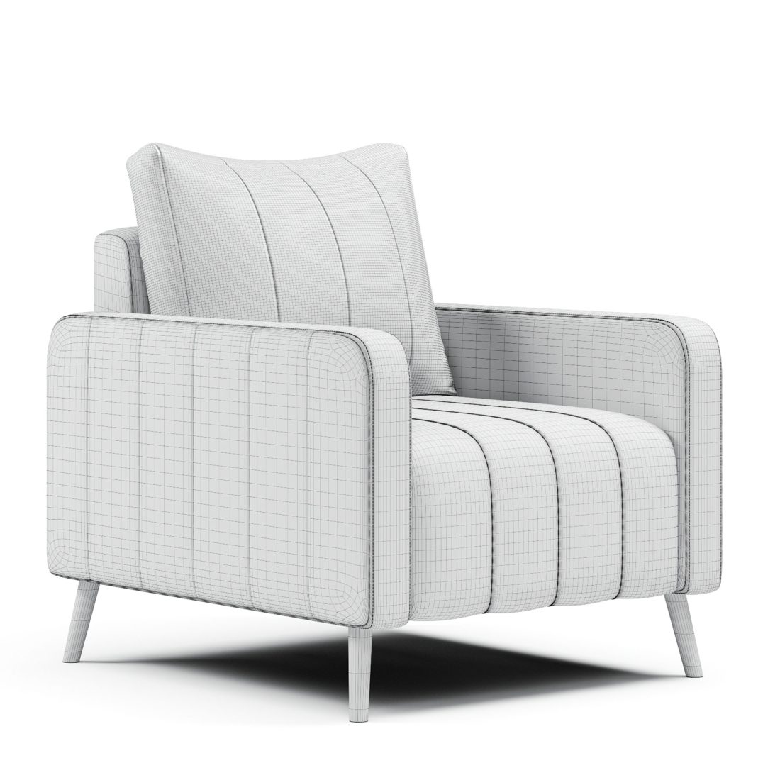 Armchair Markful 3D Model For Corona
