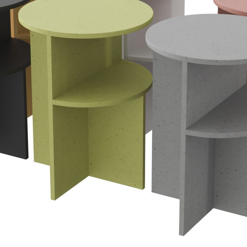 Halves Side Table 3D Model for Corona | CGMood
