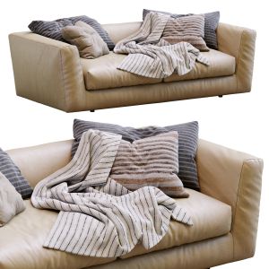 Ferlea Leather Sofa H01