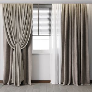 Hadi Classic Curtains With Blinds Number 01