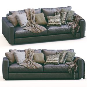 Leather Sofa Simple By Ferlea
